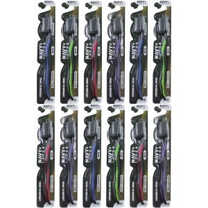 ESCOVA DENTAL ADULTO MACIA C/ 12UN  BLACK 4045