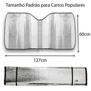 PROTETOR SOLAR P/ PAINEL AUTOMOTIVO 1º LINHA - GADAN