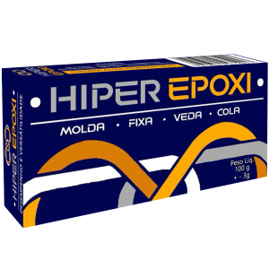MASSA COLA - HIPER EPOXI 100G