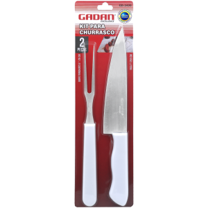 KIT PARA CHURRASCO C/ 2 PEÇAS - GADAN