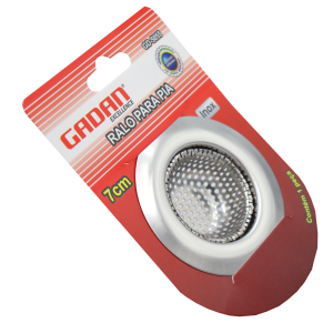 RALO PARA PIA 7CM INOX - GADAN