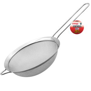 PENEIRA DE INOX 18CM - GADAN