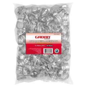 ABRAÇADEIRA DE METAL 13-19MM  EM PACOTE COM 100UN - GADAN
