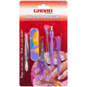 KIT MANICURE C/ 5 PEÇAS - GADAN - GD-6275