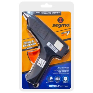 PISTOLA DE COLA QUENTE 40W BIVOLT SEGMA